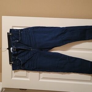 Loft high waist dark blue Skinny jeans
